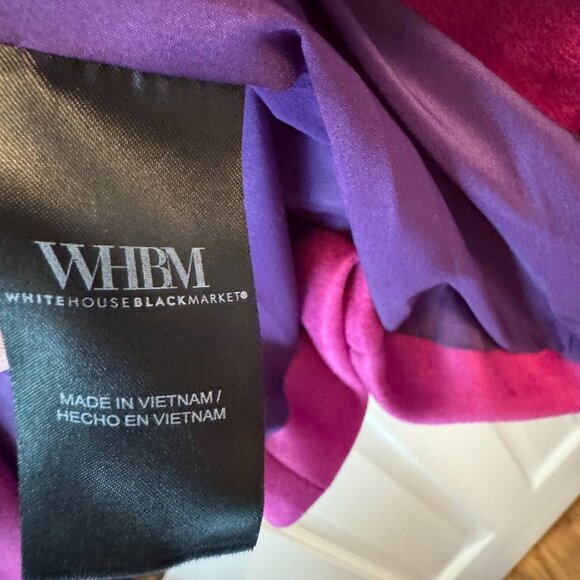 Skirt Suit Set Deep Fuchsia Suede Jacket & Skirt - Picture 3 of 10